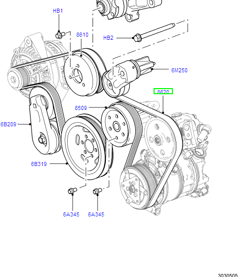 zd22te发电机皮带图图片